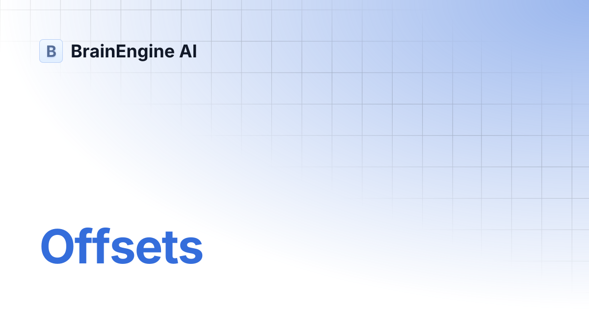 Offsets brainengine ai